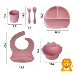 Kit Introdução Alimentar Silicone 6 Pçs Bpa Free - Verde - 4