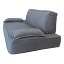 Ver imagem 3 de Caminha Cama Pet com Travesseiro para Cachorro e Gato Cinza - Bz Decor