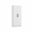 Ver imagem 1 de Armário Multiuso 4 Prateleiras 1 Nicho 56,5cm N408 Kappesberg - Branco