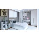 Ver imagem 6 de Guarda Roupa Modular 2 Portas com Gavetas MDF 90 cm Lotus Belmax:Branco