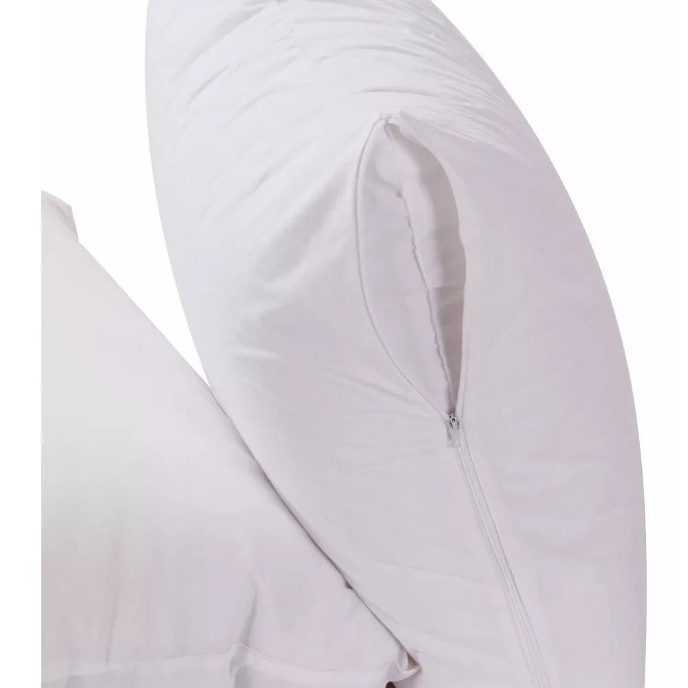 Kit 4 Capas Protetoras para Travesseiro Fronha de Travesseiro Anti-mofo com Zíper - 5