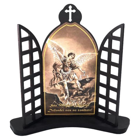 Capela São Miguel Arcanjo MDF 18 cm Armazém Católico 04.06750 / 091730-00