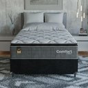 Ver imagem 6 de Cama Box Viúva + Colchão Comfort Class Pillow Top 128x188 Cinza/suede Preto