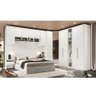 Guarda Roupa Aéreo 5 Portas Modulado 100% MDF Setiba Móveis Rimo Branco ii - 4