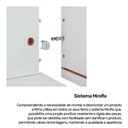Ver imagem 6 de Guarda Roupa Aéreo 5 Portas Modulado 100% MDF Setiba Móveis Rimo Branco ii