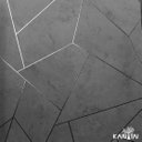 Ver imagem 1 de Papel de Parede Kantai White Swan - Geométrico Zara Fio de Prata