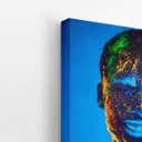 Ver imagem 3 de Homem com Tinta Neon Colorida Quadro Canvas 140x90cm