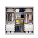 Ver imagem 2 de Guarda Roupa Casal 6 Portas 6 Gav - Messina - Novo Horizonte