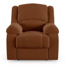 Ver imagem 3 de Poltrona do Papai Reclinável Melim Elétrica Led Massagem Veludo Terracota Fh1