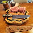 Ver mais imagens de Faca Caçador Perdiz Perdigueiro Picanheira 10' Aço Inox 420c Churrasco Artesanal Cabo Munição