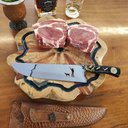 Ver imagem 6 de Faca Caçador Perdiz Perdigueiro Picanheira 10' Aço Inox 420c Churrasco Artesanal Cabo Munição