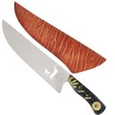 Ver imagem 1 de Faca Caçador Perdiz Perdigueiro Picanheira 10' Aço Inox 420c Churrasco Artesanal Cabo Munição