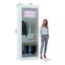 Ver imagem 2 de Guarda-roupa Modulado 79cm 2 Portas Alpes Luciane