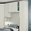 Ver imagem 3 de Ponte Modulada 104cm Solteiro 2 Portas Cabeceira Seletto Henn - Areia Hp