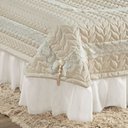 Ver imagem 3 de Colcha King Romantica Micropercal 200 Fios 5 Peças - Palha