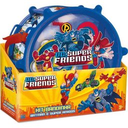 Brinquedo Kit Bandinha Batman e Super Amigos Barao Atacadista - 1