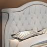 Cabeceira Cama Box Casal 1,40 Mônaco para Quarto em Linho Bege Claro - Larbelle - 4