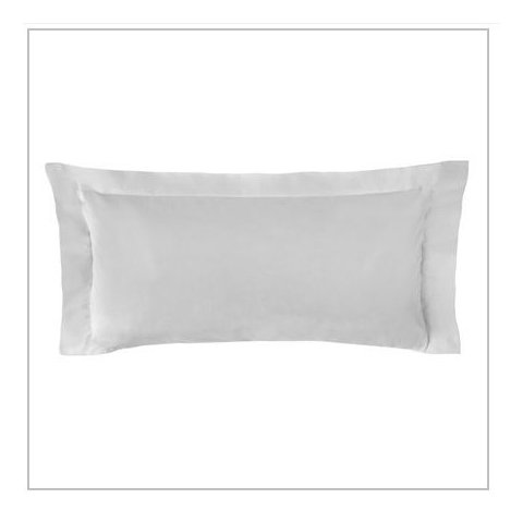 Kit Fronha 50cm x 70cm Algodão Percal 180 Fios Com 3 Abas - Branco
