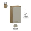 Ver imagem 3 de Armário de Cozinha Aéreo 40cm 1 Porta Nádia Mocca/avelã L01 - Mpozenato