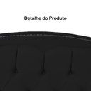 Ver imagem 4 de Kit Cabeceira e Calçadeira com Baú 195 Cm King Casal Diana Suede Preto - Fina Mobília