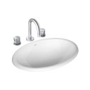 Ver imagem 2 de Cuba Sobrepor Oval 440x310mm Branca - Deca Deca Loucas