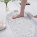 Ver imagem 3 de 1 Tapete Box Banheiro Tapetinho Antiderrapante Ventosa Pés