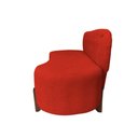 Ver imagem 3 de Sofá 2 Lugares Orgânico Curvo Tókio 150cm Couro Vermelho
