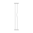 Ver imagem 1 de Prolongador Extensor 10cm para Portão 69cm Altura 59cm para Pets Cachorros Gatos e Crianças Branco