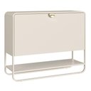 Ver imagem 1 de Sapateira Luna 93 cm Pes Metalicos Off White Artesano