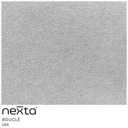 Sofá Curvo 03 Lugares 180cm Braço Esquerdo Eron Bouclê Cinza Claro - Nexta Casa - 3