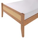 Ver imagem 6 de Cama de Solteiro Inari Madeira Maciça com Palhinha 95,5cm x 197cm Caramelo Casavee