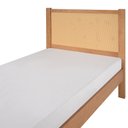 Ver imagem 4 de Cama de Solteiro Inari Madeira Maciça com Palhinha 95,5cm x 197cm Caramelo Casavee