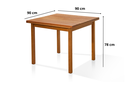 Ver mais imagens de Mesa Mariah C/ 4 Cadeiras Madeira Maciça Area Externa