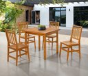 Ver imagem 2 de Mesa Mariah C/ 4 Cadeiras Madeira Maciça Area Externa