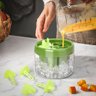 Forma Molde Fazer Picolé Sorvete 8 Palitos Reutilizável Verde - 2