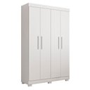 Ver imagem 1 de Guarda Roupa Infantil Flórida 4 Portas Branco Acetinado - Tigus