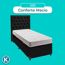 Ver imagem 4 de Kit Cama Box Bau + Cabeceira + Colchão Solteiro D23 - D23 - Inducol