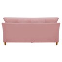 Ver imagem 4 de Sofá Isis 3 Lugares Pés de Madeira Encosto com Fibra Veludo - Estopar