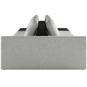Ver imagem 6 de Sofá Ilha Modular para Sala 252cm com Puff Dublin K01 Linho Cinza e Sintético Preto - Lyam Decor