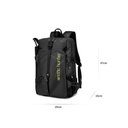 Ver imagem 3 de Mochila Esportiva Impermeável Viagem Masculina Feminina Reforçada Arctic Hunter B00391 Preto