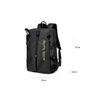Mochila Esportiva Impermeável Viagem Masculina Feminina Reforçada Arctic Hunter B00391 Preto - 3