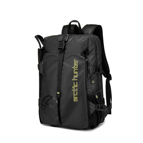 Mochila Esportiva Impermeável Viagem Masculina Feminina Reforçada Arctic Hunter B00391 Preto