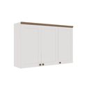 Ver imagem 5 de Cozinha Compacta 4PÇS 6 Pts 4 Gav Iluminata Branco/Ebano