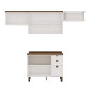 Ver mais imagens de Cozinha Compacta 4PÇS 6 Pts 4 Gav Iluminata Branco/Ebano