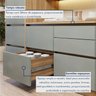 Cozinha Completa Modulada 6 Peças 7 Portas 7 Gavetas com Rodapé Norten - 12