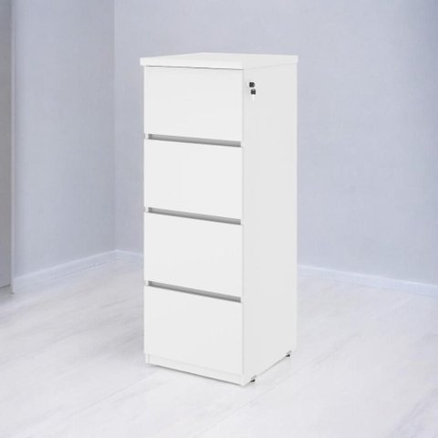 Gaveteiro Arquivo 04 Gavetas Doubler Branco