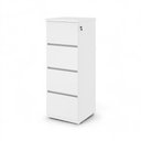 Ver imagem 2 de Gaveteiro Arquivo 04 Gavetas Doubler Branco