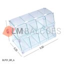 Ver imagem 4 de Baleiro Branco De Vidro Piramide - 0,50 x 0,30 x 0,25m