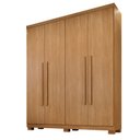 Ver imagem 1 de Guarda-roupa Filadélfia 4 Portas 3 Gavetas - Benetil