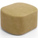 Ver imagem 2 de Kit 2 Puffs Decorativos Orgânico para Living Quarto 70cm Doha W01 Couríssimo Fendi - Lyam Decor
